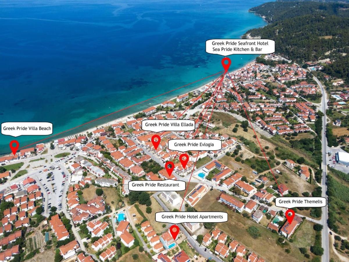 Halkidiki Greek Pride Seafront Hotel Skála Foúrkas Zewnętrze zdjęcie